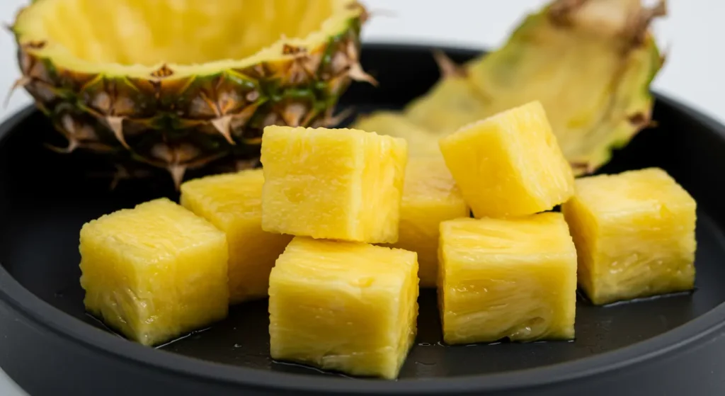 Can Bearded Dragons Have Pineapple – prepped pineapple cubes