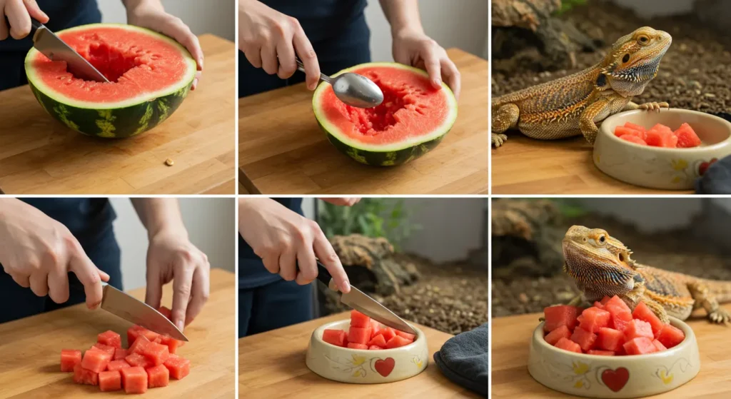 How Can a Bearded Dragon Eat Watermelon Safely